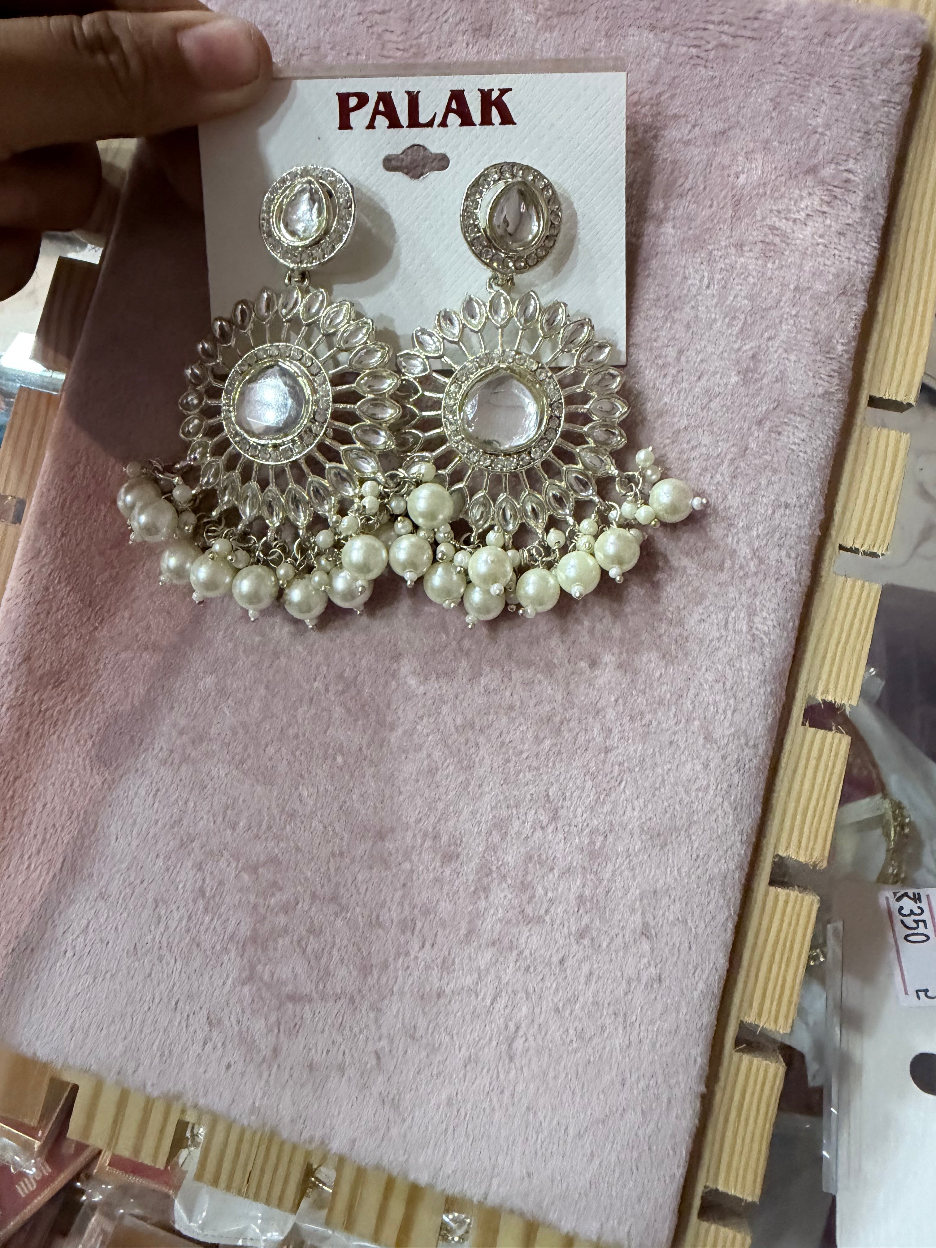 Artificial Pearl Chandelier Earrings
