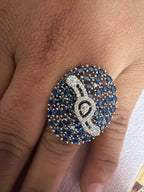 Royal Blue Statement Cocktail Ring