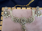 Pearl & Kundan Inspired Necklace Set
